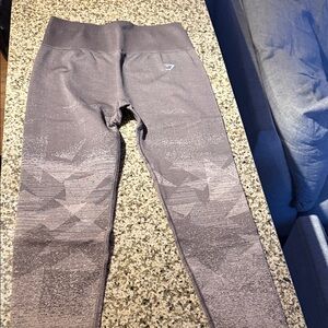 Gymshark women  Charcoal Seamless Leggings
